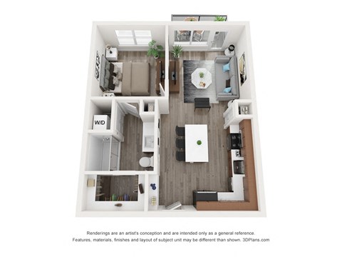 a 1 bedroom floor plan | apartments in garland tx